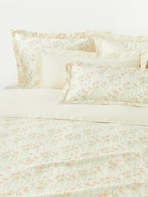 Capa de edredão em cetim de algodão com padrão floral Leticia