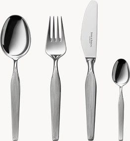 Conjunto de talheres artesanais muito polidos Metropolitan, vários tamanhos