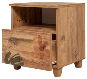 Mesa de Cabeceira Leva Alfa – Pinho Atlântico – 45x52x40 cm
