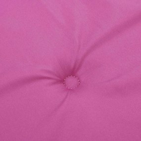 Almofadões p/ cadeira 2pcs 50x50x4cm tecido rosa