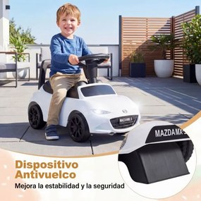 Carro de empurrar para crianças – Brinquedo deslizante com design de apoio no chão e espaço de arrumação – Carro para sentar e deslizar para trás – Br