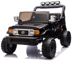 Carro elétrico para crianças Toyota FJ Cruiser XXL 24V 4x4, licença oficial (dois lugares), bateria de lítio portátil, chassis alto, suspensão traseir