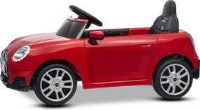 Carro elétrico para crianças 12V Mini Cooper MP3 Player com Controlo remoto, bateria de Lítio Licença Original Vermelho