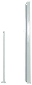 Toldo lateral retrátil 160 x 500 cm cinzento