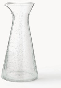 Jarro de vidro artesanal com bolhas decorativas Bubble, 800 ml