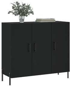 Aparador 90x34x80 cm derivados de madeira preto