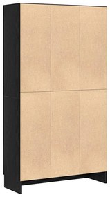 Estantes de Livros em Carvalho Preto da - Conjunto de 2, 165x30,5x150