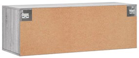 Armário parede 100x36,5x35 cm derivados de madeira cinza sonoma