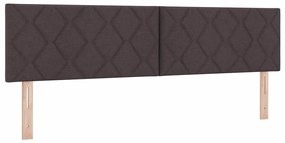 Cama Box Spring com Colchão Castanha 180x200 cm Tecido