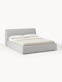 Cama estofada com arrumação Cloud