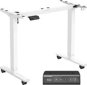 Estrutura, pernas secretária elétrica sem tampo 59,6 x (90-140) x (72-120) cm Branco 