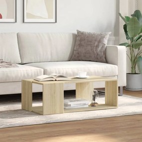 Mesa de centro 89,5x48x30 cm derivados madeira carvalho sonoma