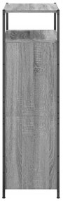 Sapateira 75x34x112 cm derivados de madeira cinzento sonoma