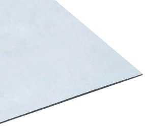 Tábuas de soalho autoadesivas 20 pcs 1,86 m² PVC mármore branco
