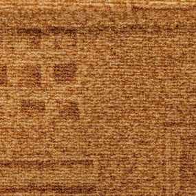 Tapetes de escada adesivos 15 pcs 65x21x4 cm bege