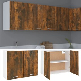 Armário suspenso “Lyon” 80x31x60 cm carvalho fumado