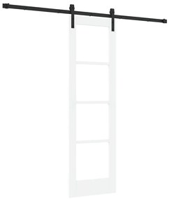 Porta Deslizante vidaXL com Conjunto de Ferragens 'ORKDAL'Branca 61x19