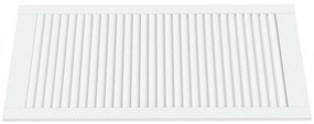 Portas de armário 4 pcs design de persiana pinho maciço branco