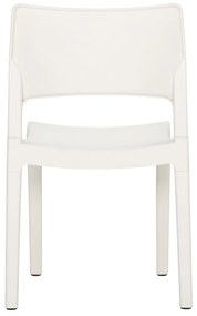 Cadeiras de jardim 2 pcs polipropileno branco