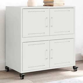 Aparador 68x39x72 cm aço branco