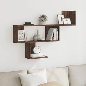 vidaXL Prateleira parede 100x15x70 cm deriv. madeira carvalho castanho
