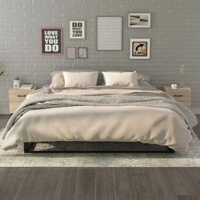 vidaXL Mesas de cabeceira 2 pcs 40x35x47,5 cm cor carvalho sonoma