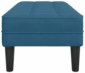 Banco Azul 113x57x39 cm Veludo