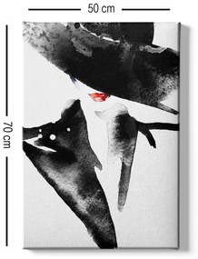 Pintura Decorativa em Tela 199917743 – Multicolor – 50 x 70 cm
