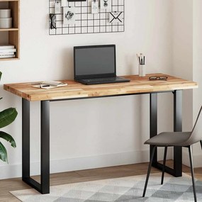 vidaXL Tampo de mesa retangular 120x60x4 cm madeira de acácia maciça