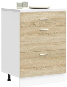 Armário base de cozinha “Lyon” carvalho sonoma