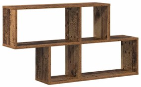 Prateleira de Parede Madeira Antiga 100x20x53 cm Madeira de Engenharia