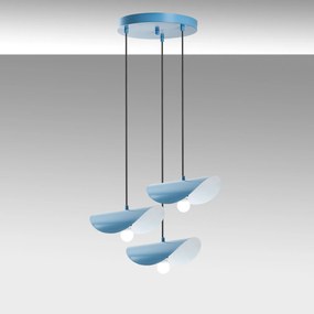 Candeeiro de Teto Eger – Azul Claro – Ø50 cm