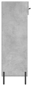 Sapateira 60x35x105 cm derivados de madeira cinzento cimento