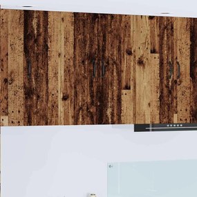 vidaXL Armário de Cozinha com porta Madeira antiga 60 x 31 x 80 cm