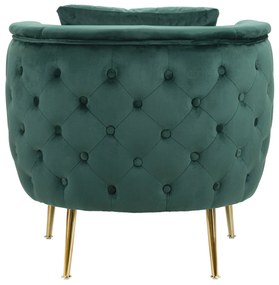POLTRONA BUCAREST 76X74X73 CM VERDE