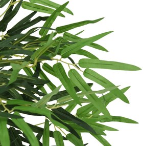 Árvore de bambu artificial 730 folhas 120 cm verde