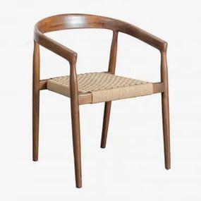 Cadeira De Jantar Com Braços Em Madeira De Teca Visby Design Madeira De Teca - Sklum