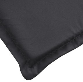 Almofadão p/ espreguiçadeira 200x70x3 cm tecido oxford preto