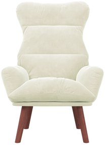 Poltrona relaxante Velvet Creme