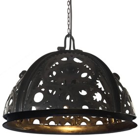 vidaXL Candeeiro de teto industrial c/ design de roldanas 45 cm E27
