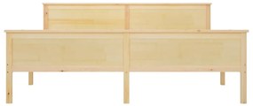 Estrutura de cama 180x200 cm pinho maciço