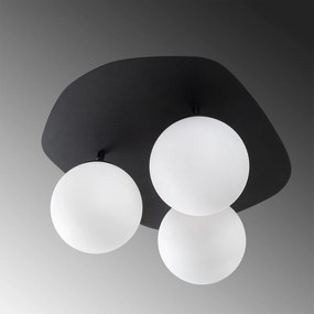 Candeeiro de Teto Well – Preto/Branco – 37 x 44 x 25 cm