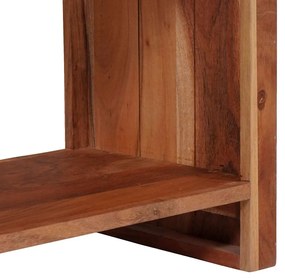 Estante 80 x 30 x 110 cm Madeira Sólida de Acácia