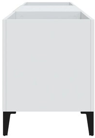 Armário para discos 121x38x48 cm derivados de madeira branco