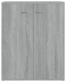 Aparador 60x30x75 cm derivados de madeira cinzento sonoma