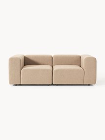 Sofá modular em bouclé Lena (2 lugares)
