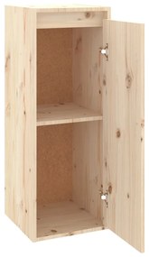 Armários de parede 2 pcs 30x30x80 cm madeira de pinho maciça