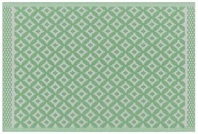 Tapete de exterior verde claro 120 x 180 cm THANE Beliani