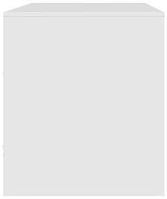 Móvel de TV 67x39x44 cm aço branco
