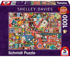 Puzzle Schmidt Spiele Vintage Board Games (1000 Peças)